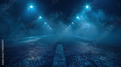 a captivating image of a desolate road disappearing into the depths of a tunnel, illuminated by a solitary beam of light. 