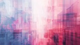 Vibrant urban energy captured in an abstract illustration. Fast-paced colors of mauve, dusty rose, & blue-gray create a dynamic background, with minimal negative space.