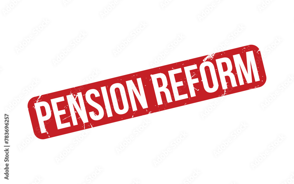 Red Pension Reform Rubber Stamp Seal Vector Red Pension Reform Rubber Stamp Seal Vector