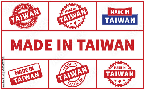 Made In Taiwan Rubber Stamp Set