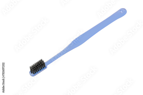 Toothbrush on a white background. Brush for cleaning teeth.