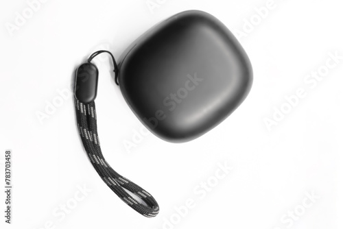 Black True Wireless Stereo Earphone Headphone Headset Handsfree with White Background  (ID: 783703458)