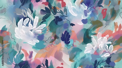 soft light abstract floral background wallpaper pattern