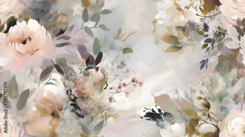 soft light vintage rose wedding bouquet beauty abstract floral background wallpaper pattern