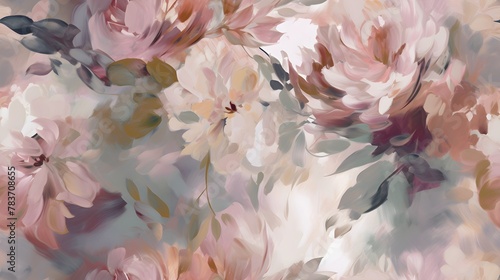 soft light abstract floral background wallpaper pattern