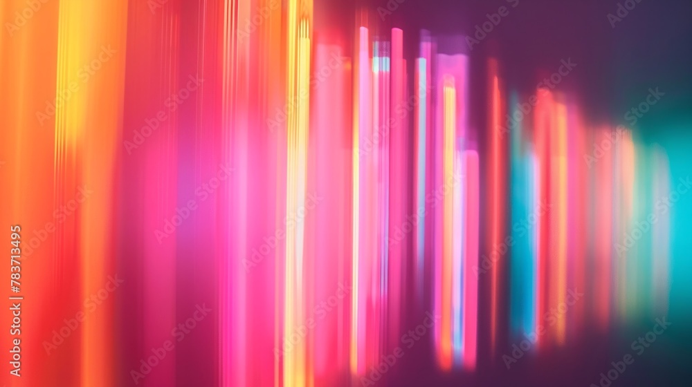 Softly blurred neon spectrum, dynamic yet simple, modern flair Softly blurred neon spectrum, dynamic yet simple, modern flair