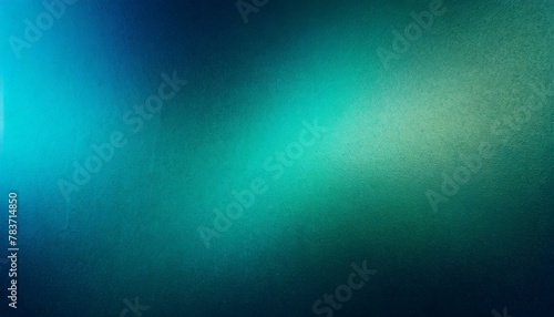 Teal Twilight: Dark Blue and Teal Gradient Glow"