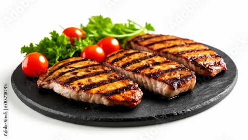  Grilled to perfection  A trio of succulent steaks