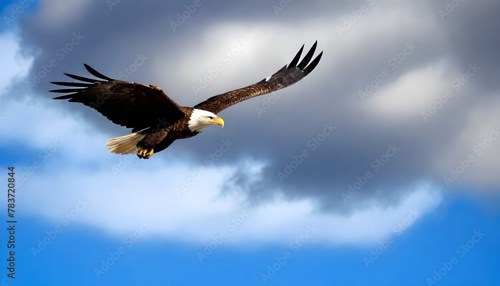 Obraz premium Eagle-in-the-sky