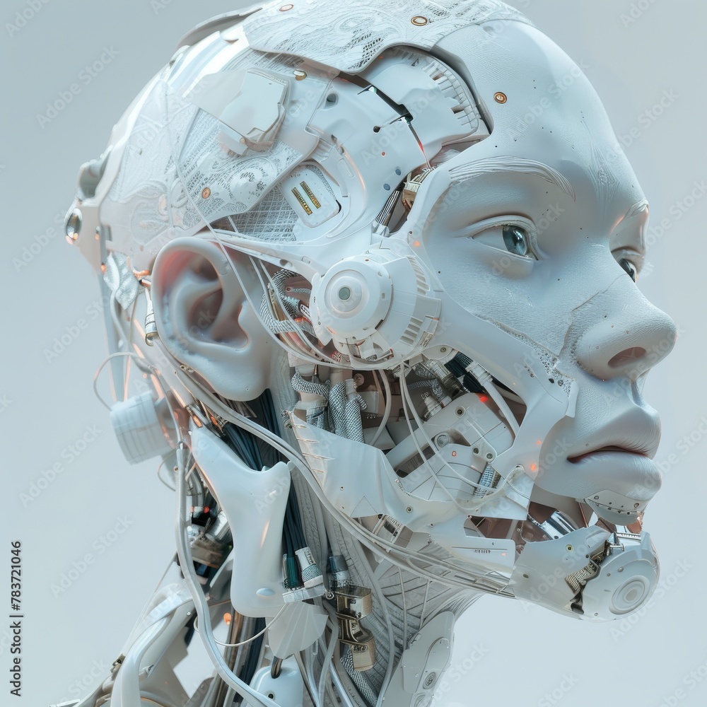 Fototapeta premium 3d rendered illustration of an intellegent robot