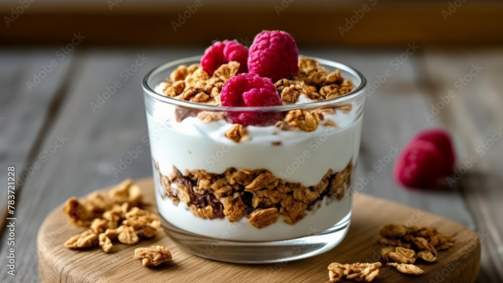 Deliciously nutritious breakfast in a glass Deliciously nutritious breakfast in a glass