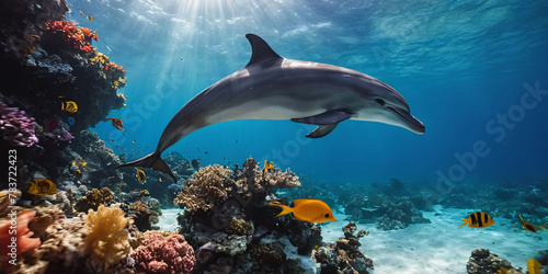 dolphin in the sea