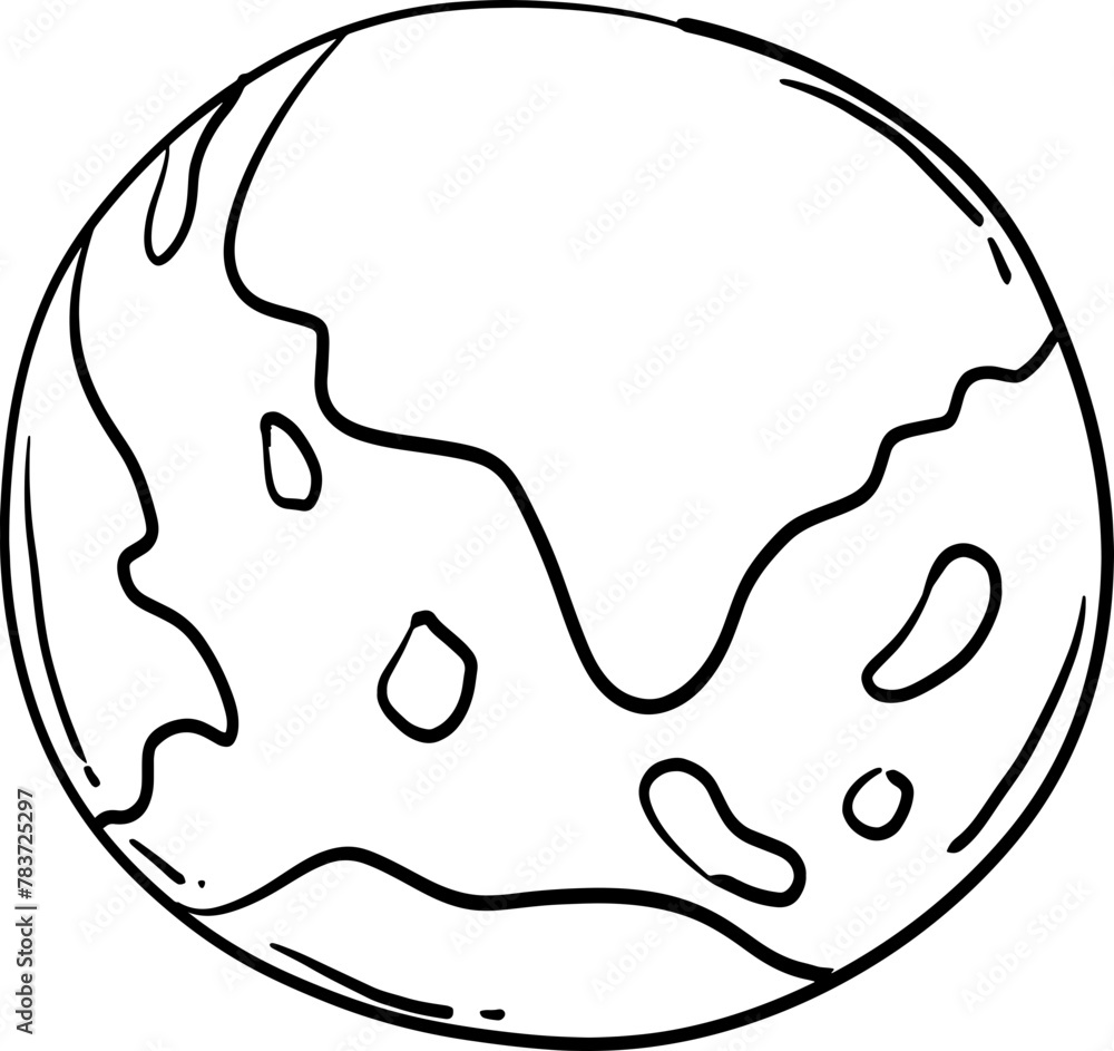 hand drawn earth hand drawn earth
