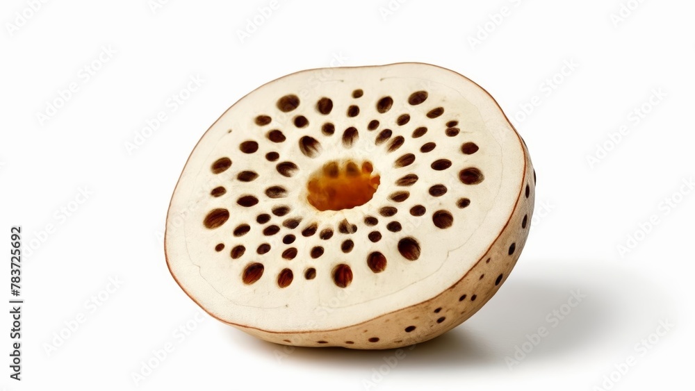 A closeup of a whole unpeeled kiwi fruit A closeup of a whole unpeeled kiwi fruit