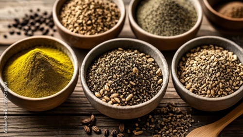  Aromatic spices and grains ready to enhance your culinary creations
