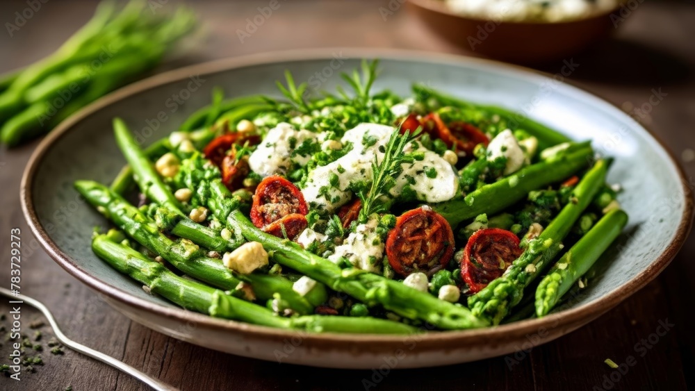 Fresh and vibrant spring salad Fresh and vibrant spring salad