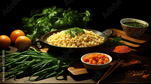 chicken and vegetables  high definition(hd) photographic creative image
