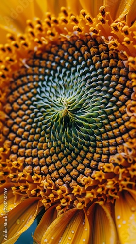 Bring the wonder of mathematics into the natural world by showcasing a worms-eye view of a towering 