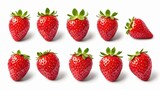  Fresh and ripe strawberries perfect for a summer snack