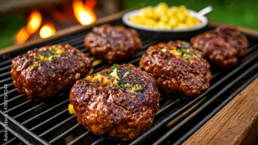  Grilling up a feast with these juicy meatballs