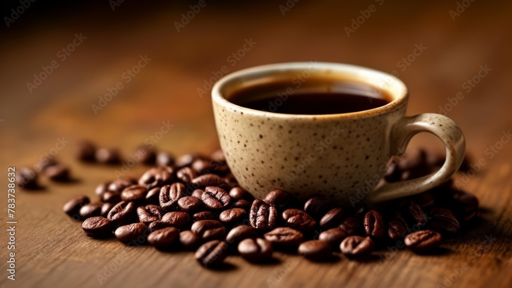 A warm cup of coffee a moment of tranquility A warm cup of coffee a moment of tranquility