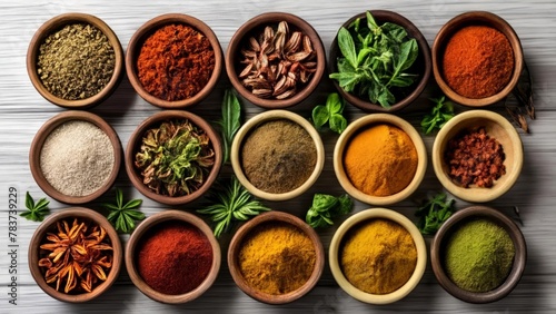  A rainbow of spices ready to enhance your culinary creations
