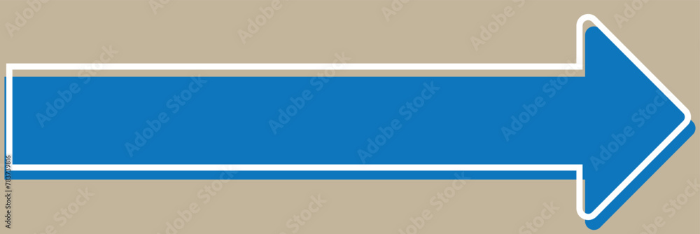 Fototapeta premium right direction arrow