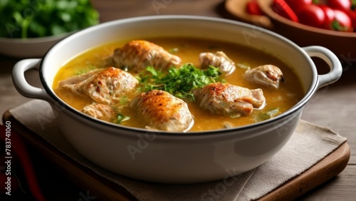 Delicious homemade chicken soup ready to warm your soul