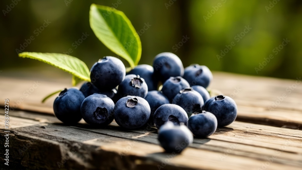 Fresh blueberries ready for picking Fresh blueberries ready for picking