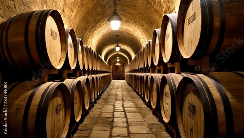  Wine cellar with barrels a timeless charm