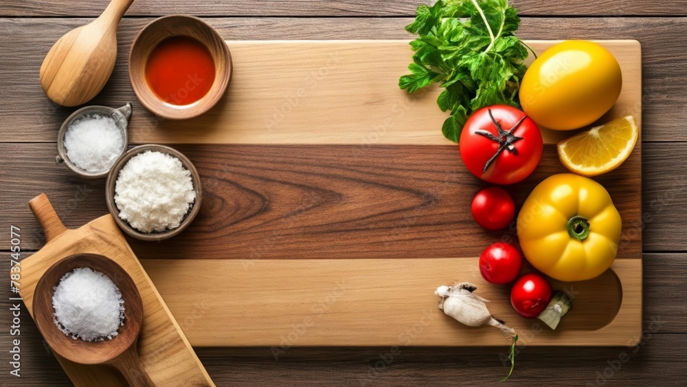  Fresh ingredients ready for a healthy meal