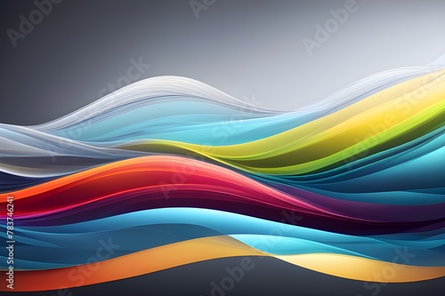 flow colorful waves abstract background, backgrounds 