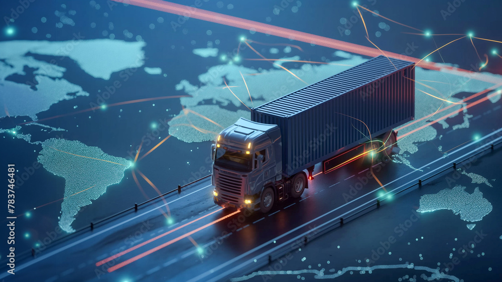 Next-gen supply chain logistics with real-time tracking information visualization Next-gen supply chain logistics with real-time tracking information visualization