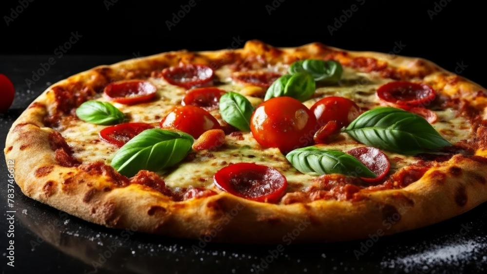  Deliciously fresh pizza ready to be savored