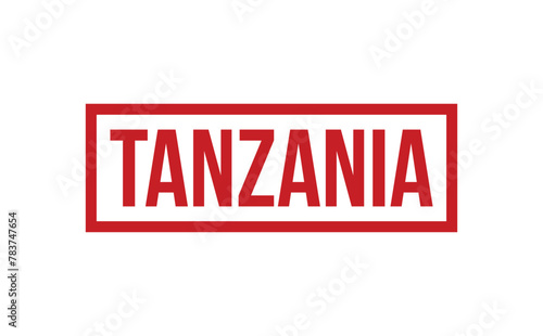 Tanzania Rubber Stamp Seal Vector
