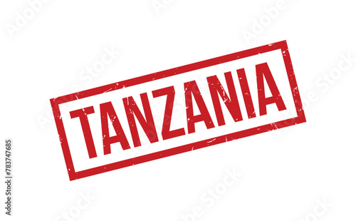 Tanzania Rubber Stamp Seal Vector