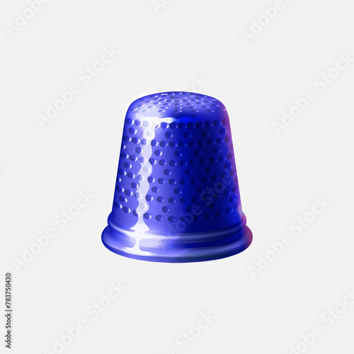 sewing button isolated on white