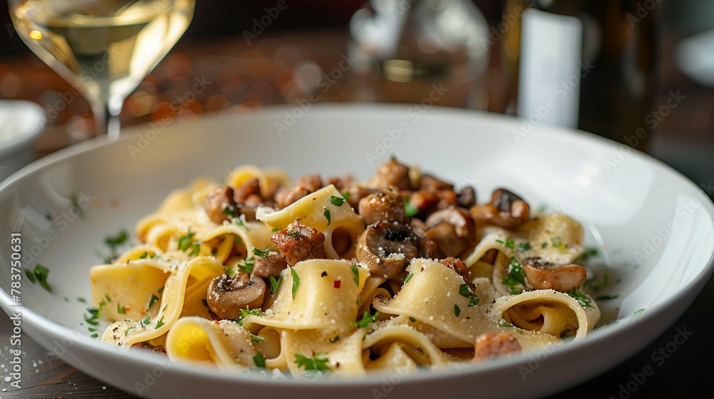 Dish of Pasta Italian food meal Dish of Pasta Italian food meal
