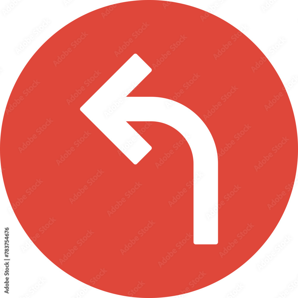 Turn Left Icon Turn Left Icon