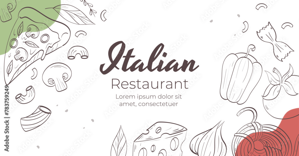 Italian restaurant template design