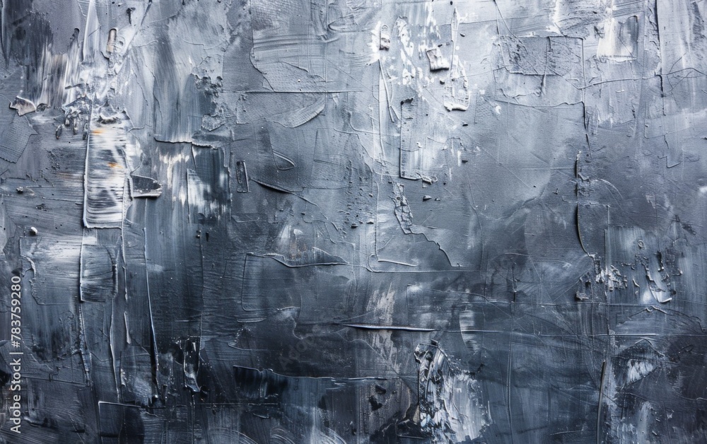 Naklejka premium Dark background. Gray grunge textured