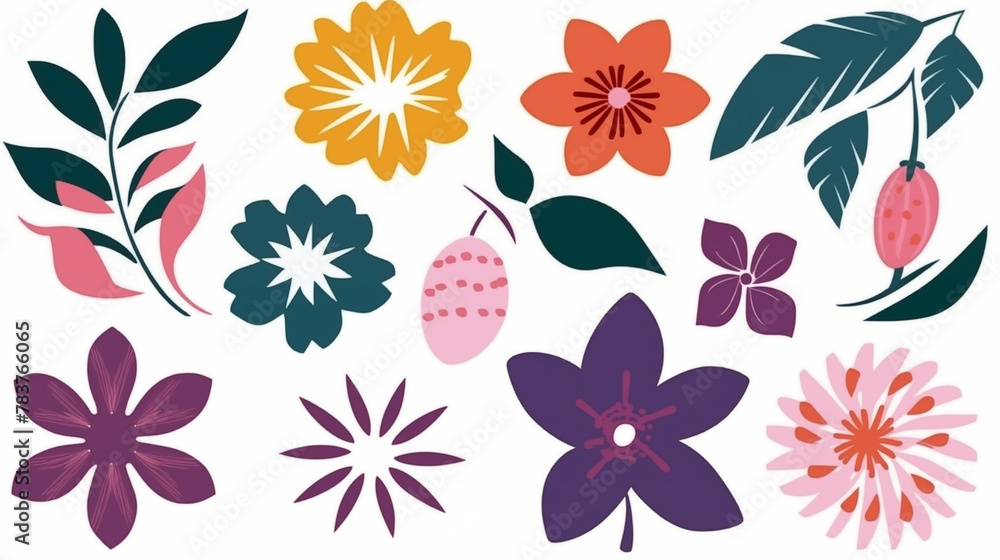 Modern Botanical Illustrations in Warm Tones
Modern Botanical Illustrations in Warm Tones