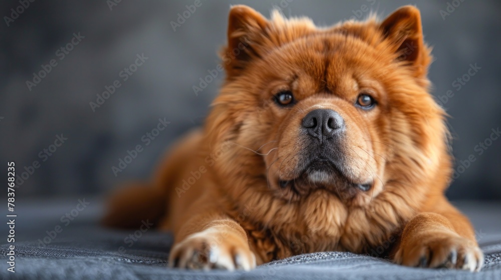 Portrait of a beautiful chow chow dog Portrait of a beautiful chow chow dog