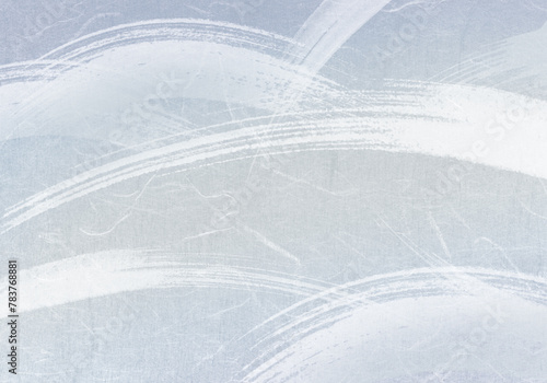 グレーの和風背景　水・冬イメージ