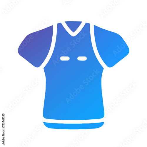 Team Jersey icon vector graphics element silhouette sign symbol illustration on a isolated Background