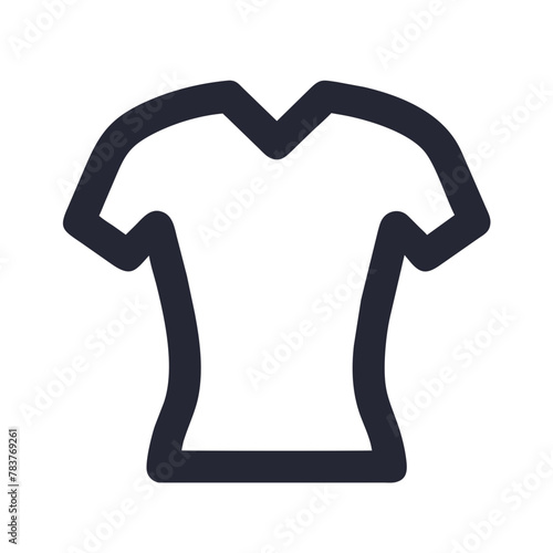 Team Jersey icon vector graphics element silhouette sign symbol illustration on a isolated Background