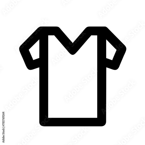 Team Jersey icon vector graphics element silhouette sign symbol illustration on a isolated Background