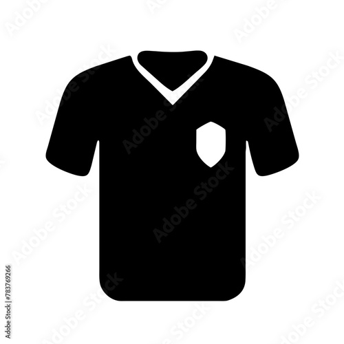 Team Jersey icon vector graphics element silhouette sign symbol illustration on a isolated Background