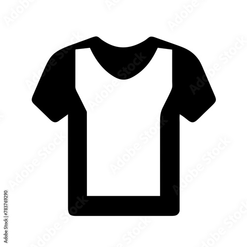 Team Jersey icon vector graphics element silhouette sign symbol illustration on a isolated Background