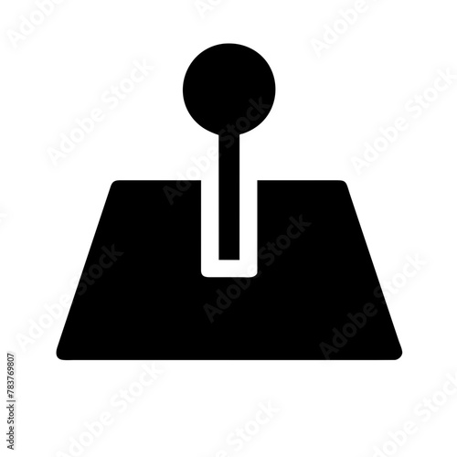 Penalty Spot icon vector graphics element silhouette sign symbol illustration on a Transparent Background 